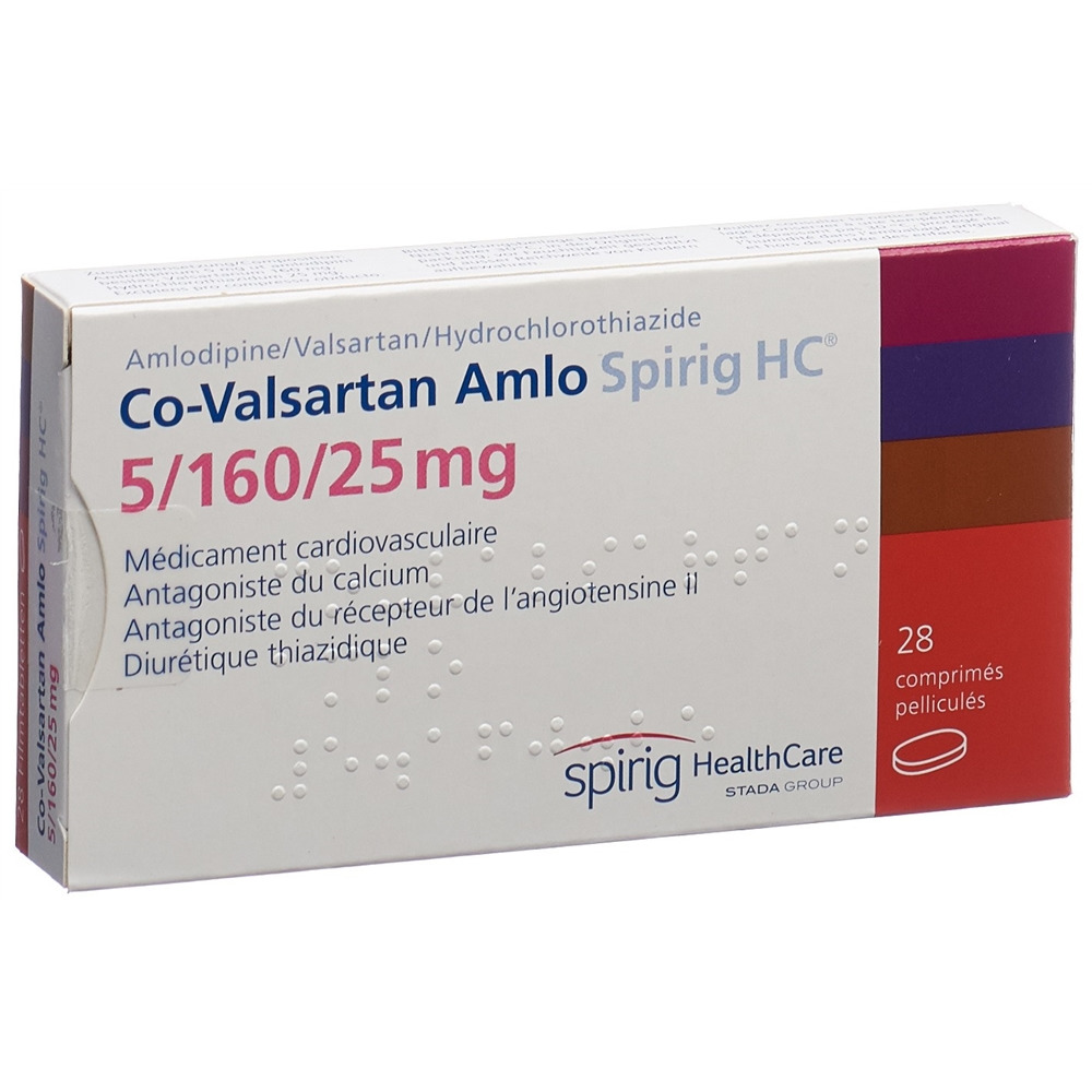 CO VALSARTAN AMLO Amlo Spirig HC, image 2 sur 2