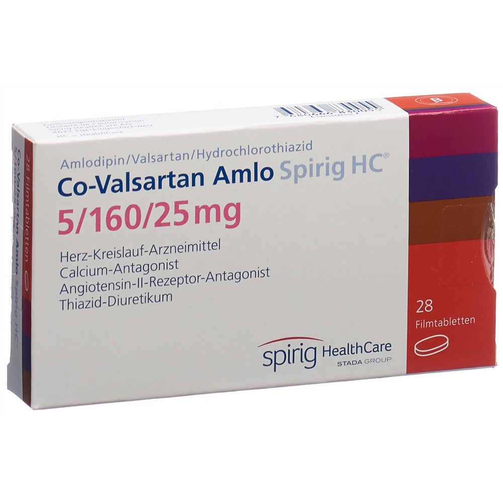 CO VALSARTAN AMLO Amlo Spirig HC, image principale