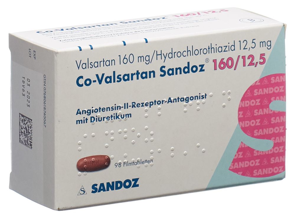 CO VALSARTAN Sandoz, Hauptbild