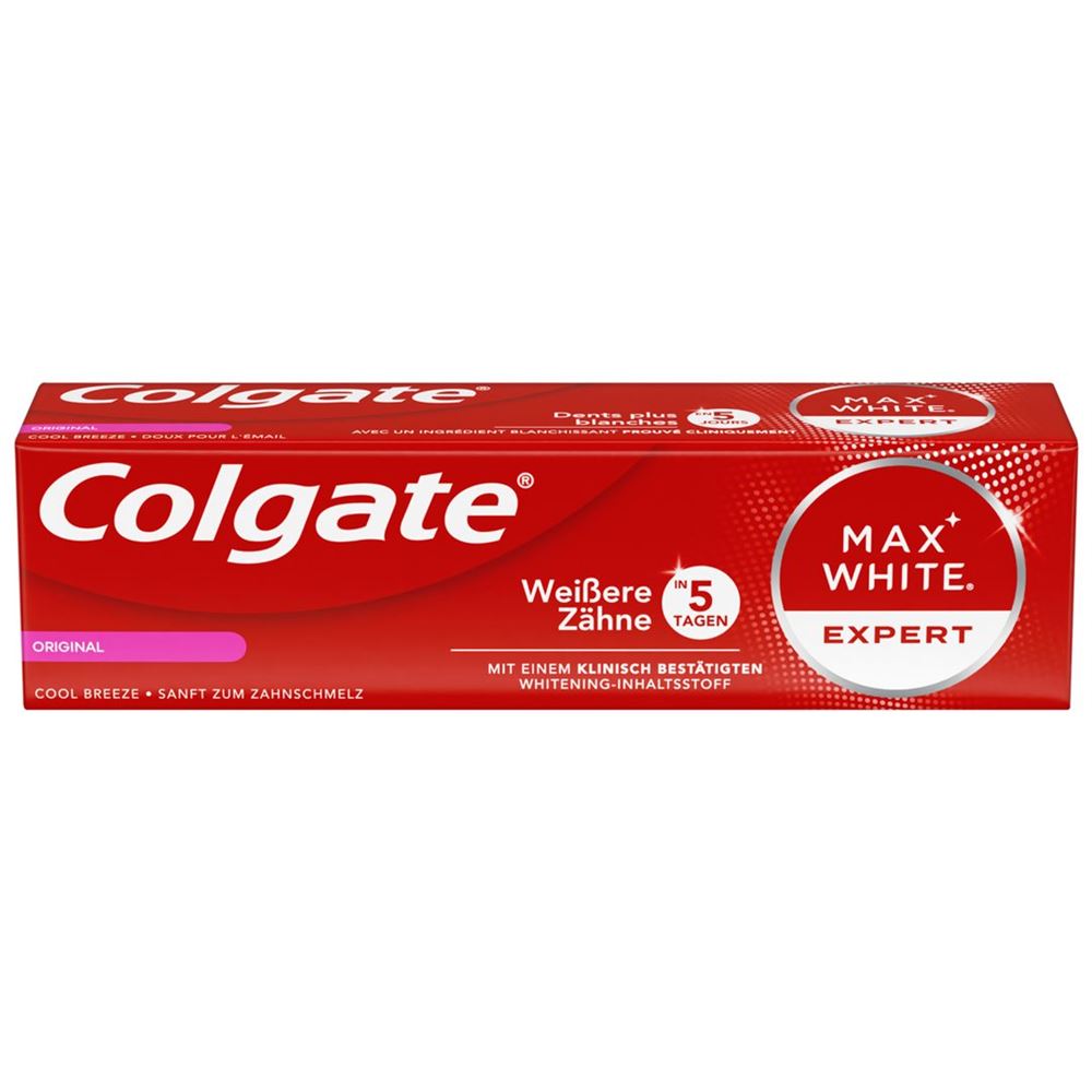 COLGATE Max White Expert White dentifrice