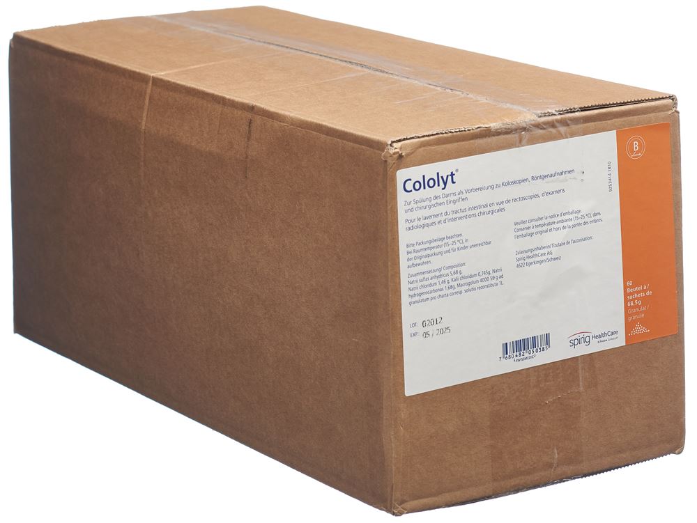 COLOLYT pdr sach 60 pce, image principale