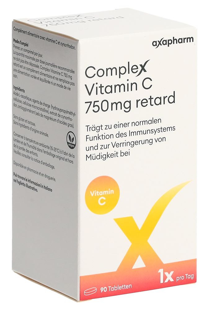 COMPLEX vitamine C retard 750 mg