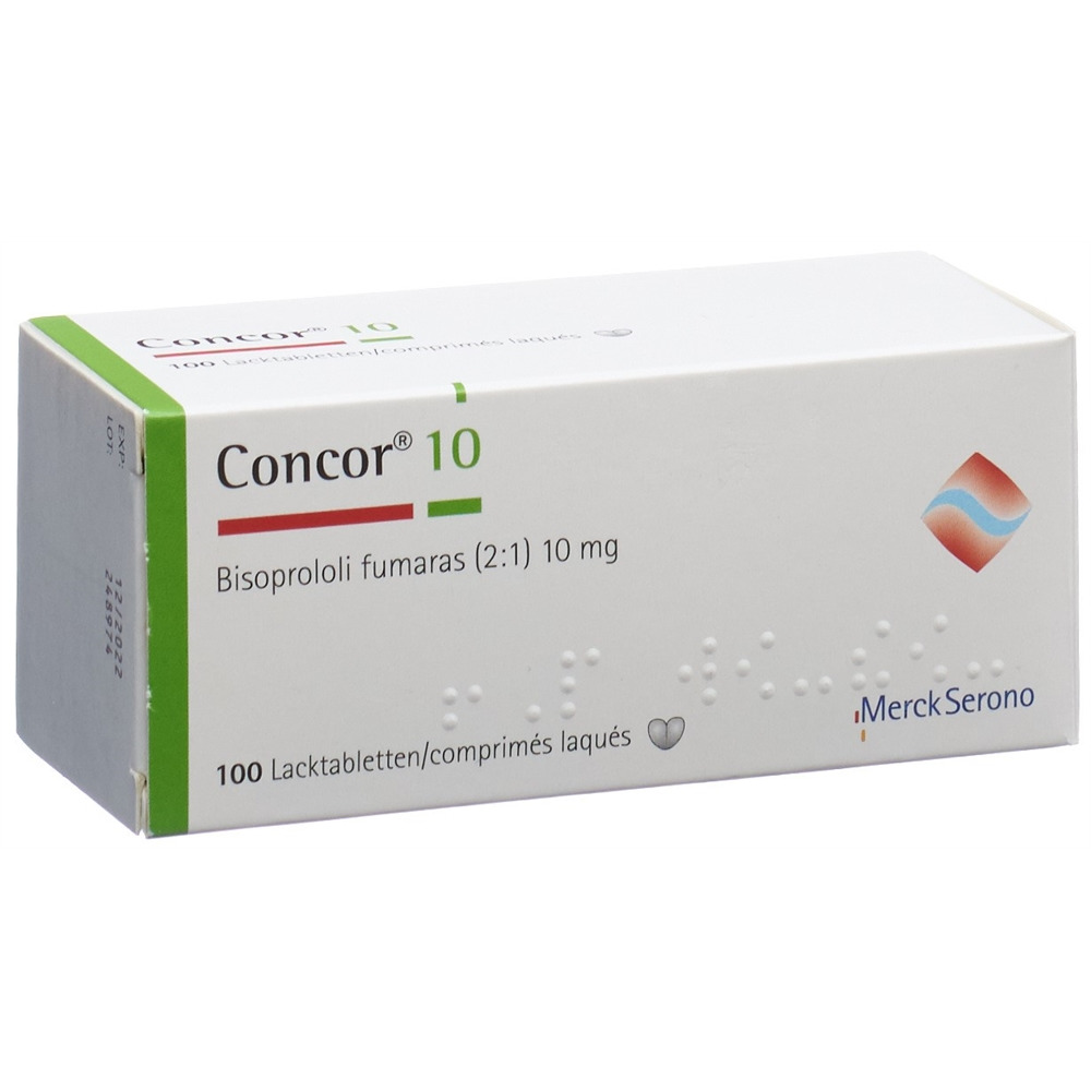 CONCOR cpr pell 10 mg blist 100 pce, image principale