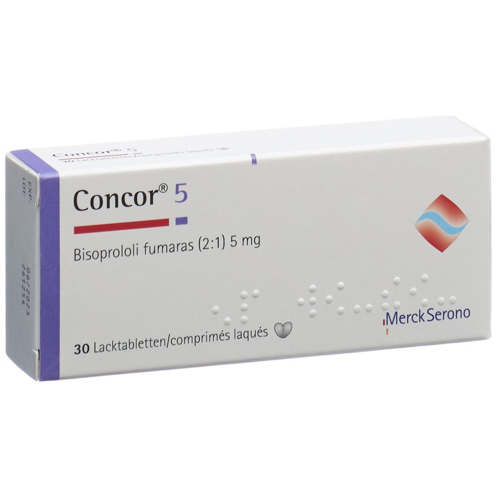 CONCOR cpr pell 5 mg blist 30 pce, image principale