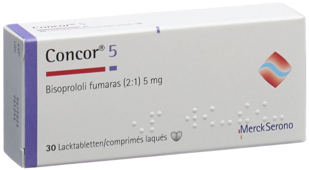 CONCOR cpr pell 5 mg blist 30 pce, image principale