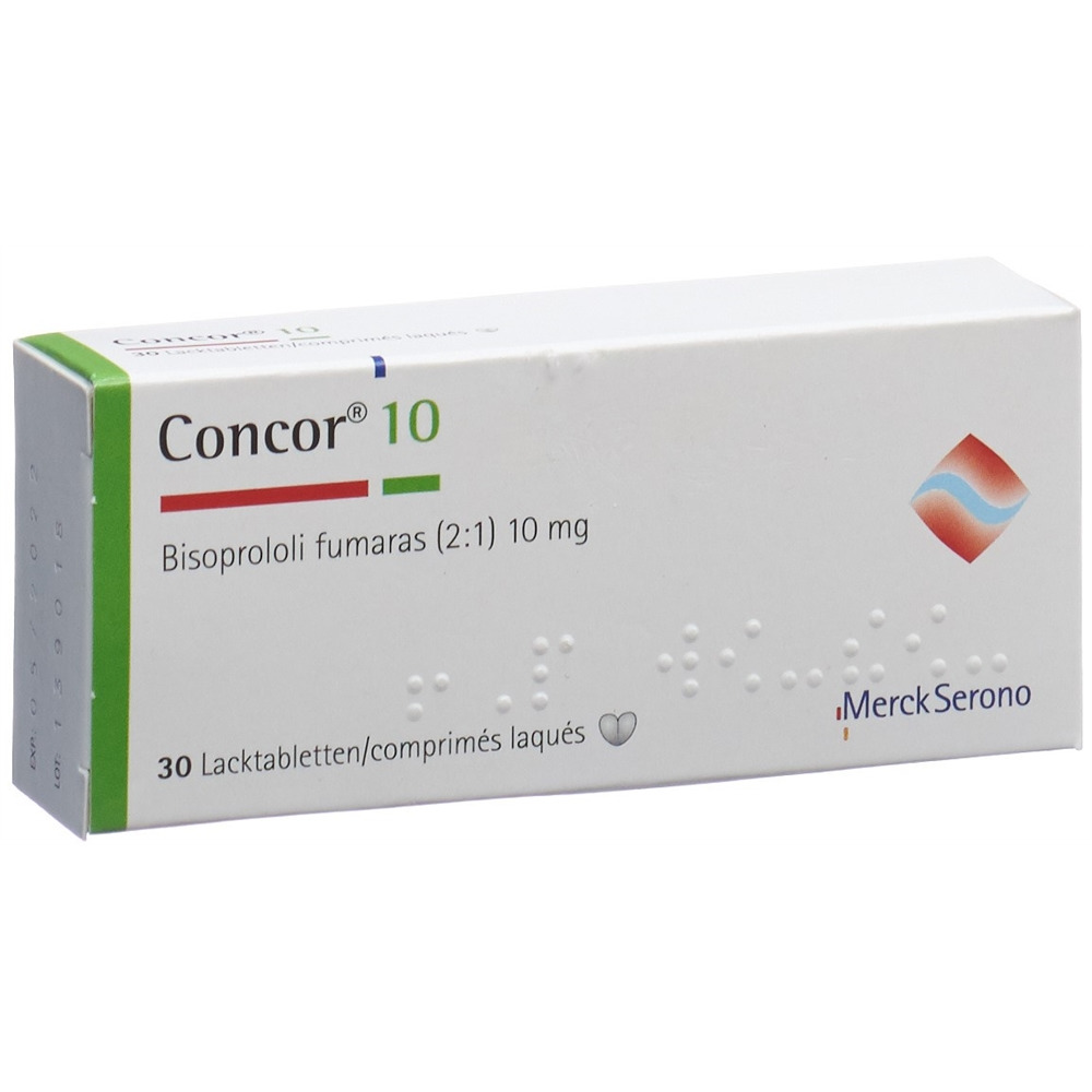 CONCOR Filmtabl 10 mg Blist 30 Stk, Hauptbild