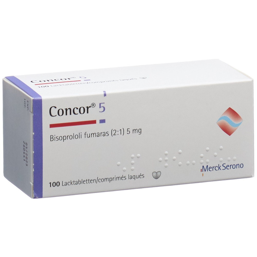 CONCOR Filmtabl 5 mg Blist 100 Stk, Hauptbild