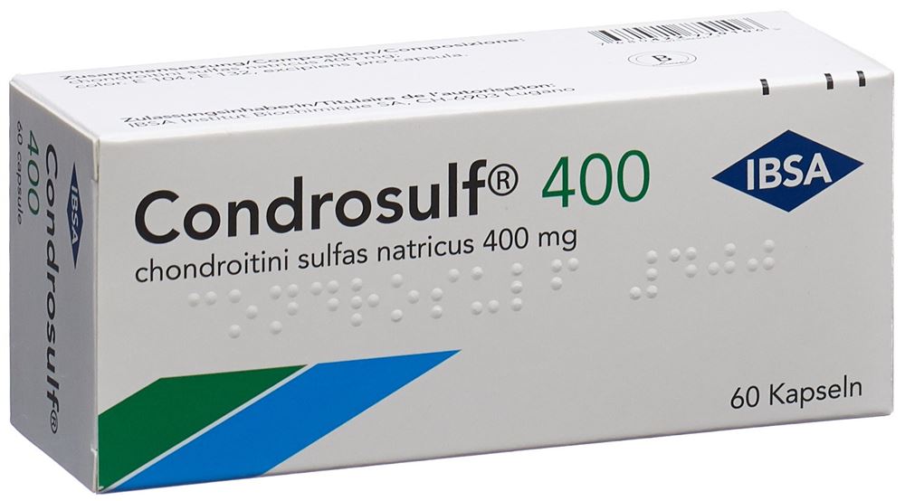 CONDROSULF Kaps 400 mg Blist 60 Stk, Hauptbild