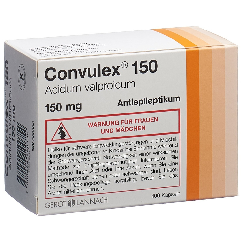 CONVULEX caps moll 150 mg blist 100 pce, image principale