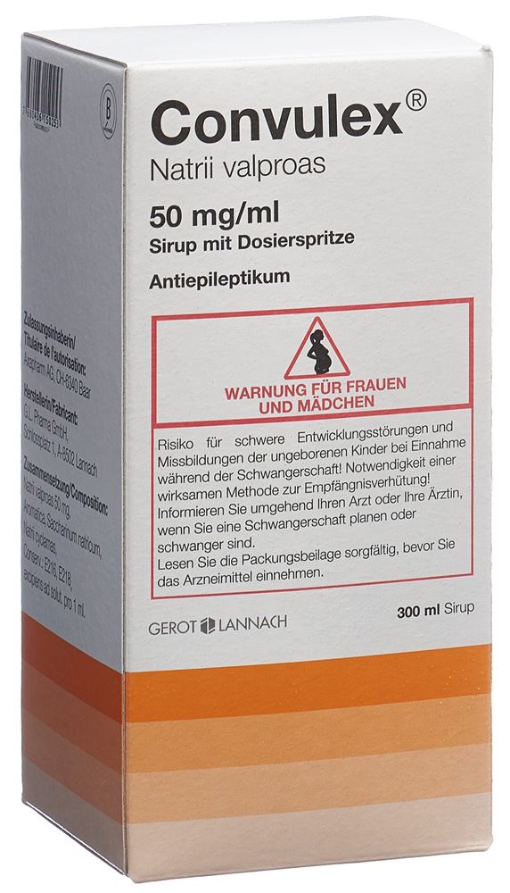 CONVULEX sirop fl 300 ml, image principale