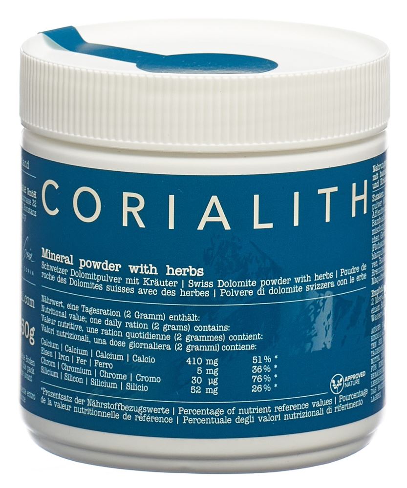 CORIALITH poudre de roche des Dolomites suisse