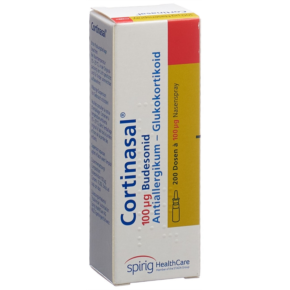 CORTINASAL Nasenspray 0.1 mg Nasenspr 200 Dos, Hauptbild