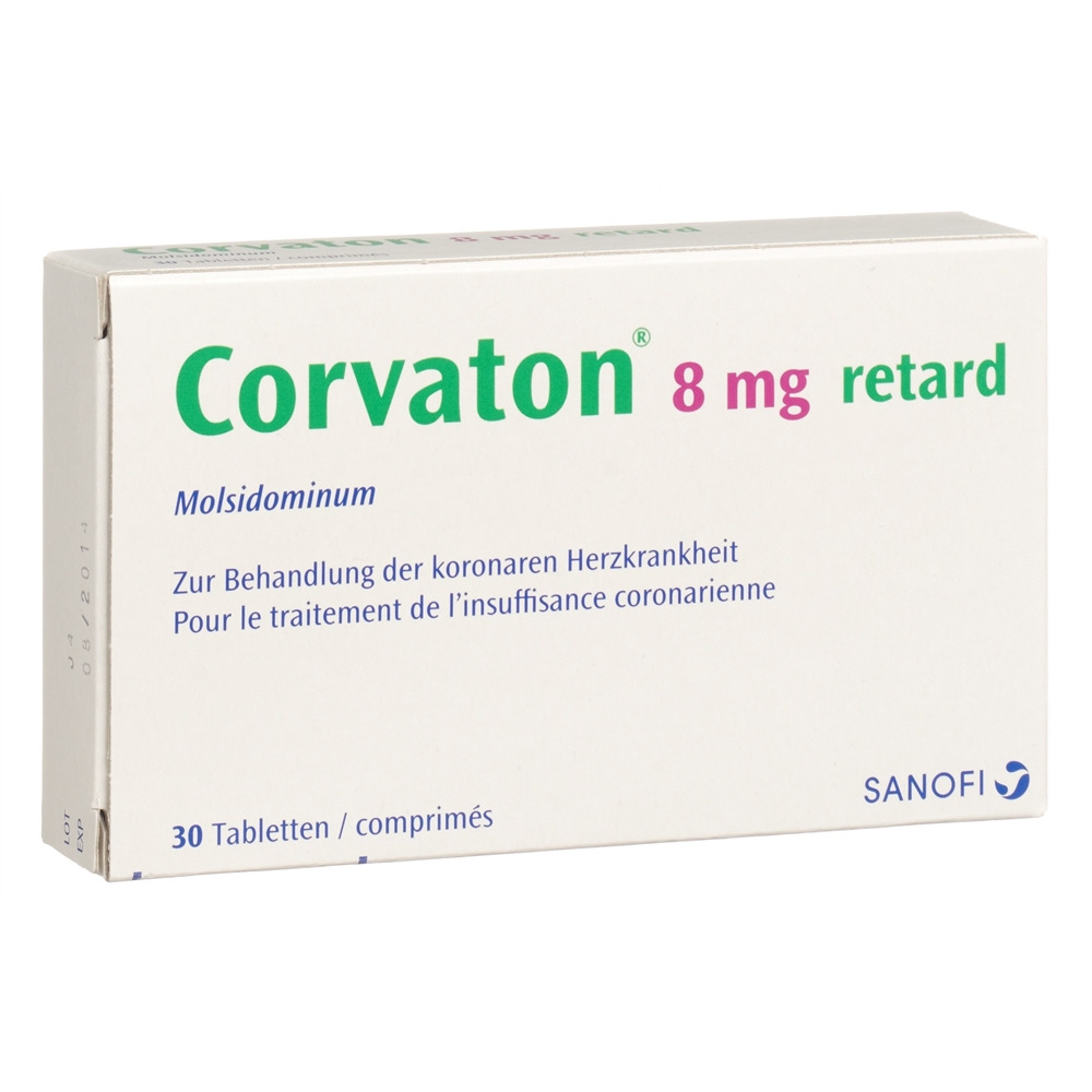 Corvaton retard 8 mg, image principale