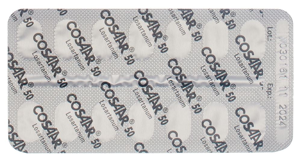 COSAAR cpr pell 50 mg blist 28 pce, image 2 sur 2