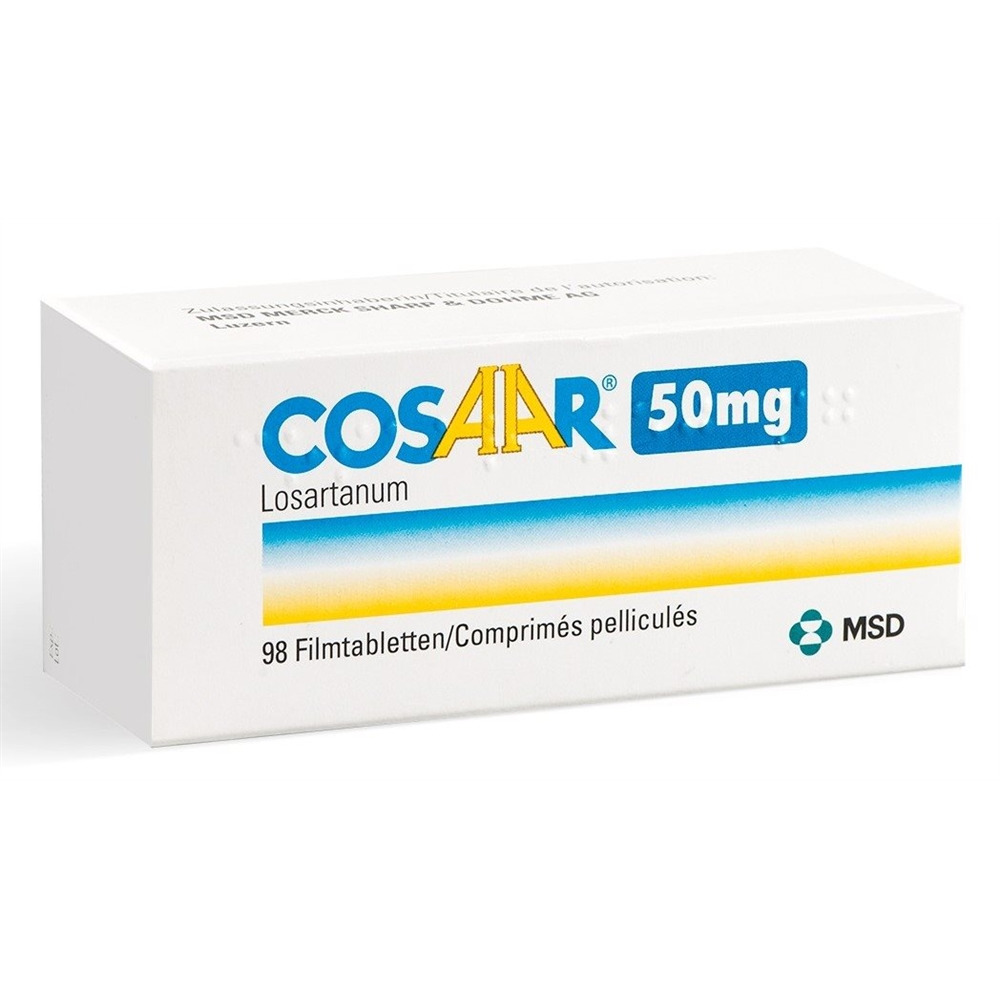 COSAAR cpr pell 50 mg blist 98 pce, image principale