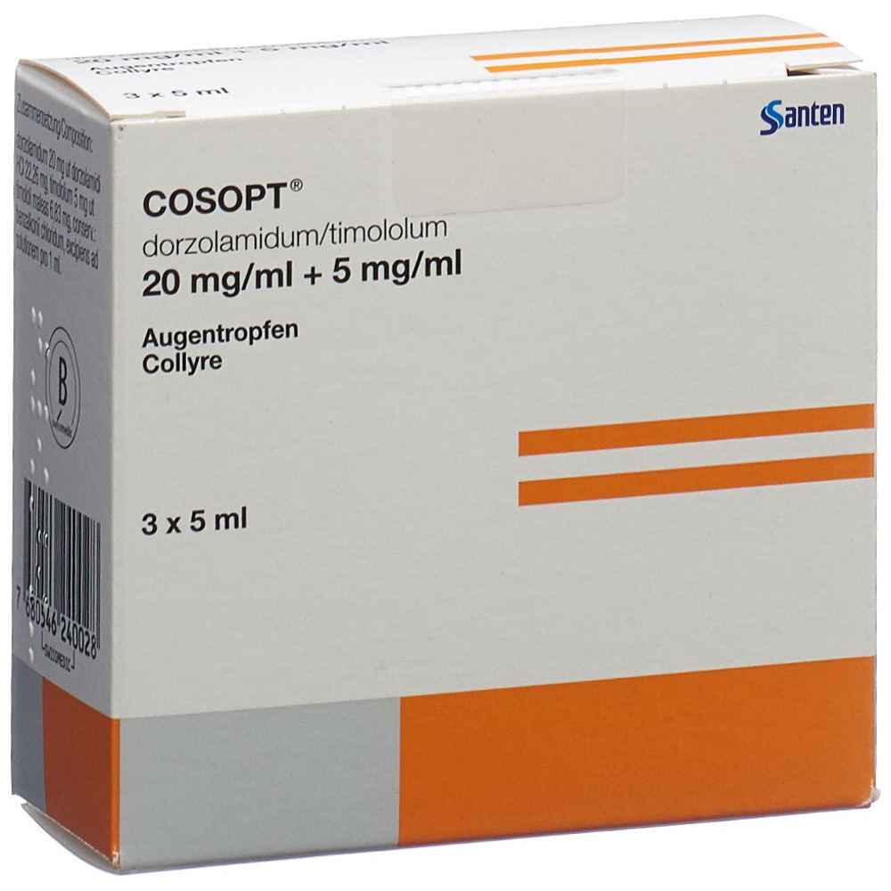 COSOPT Gtt Opht steril Fl 5 ml, Bild 2 von 2