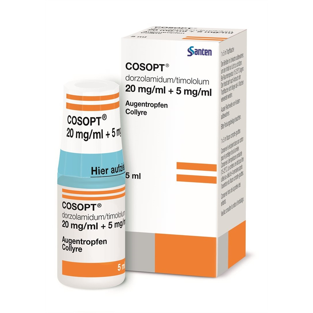 COSOPT Gtt Opht steril Fl 5 ml, Hauptbild