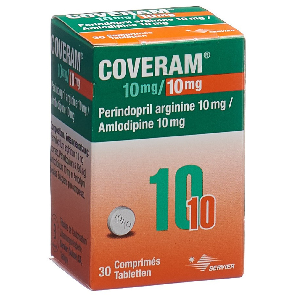 COVERAM cpr 10/10 mg bte 30 pce, image principale