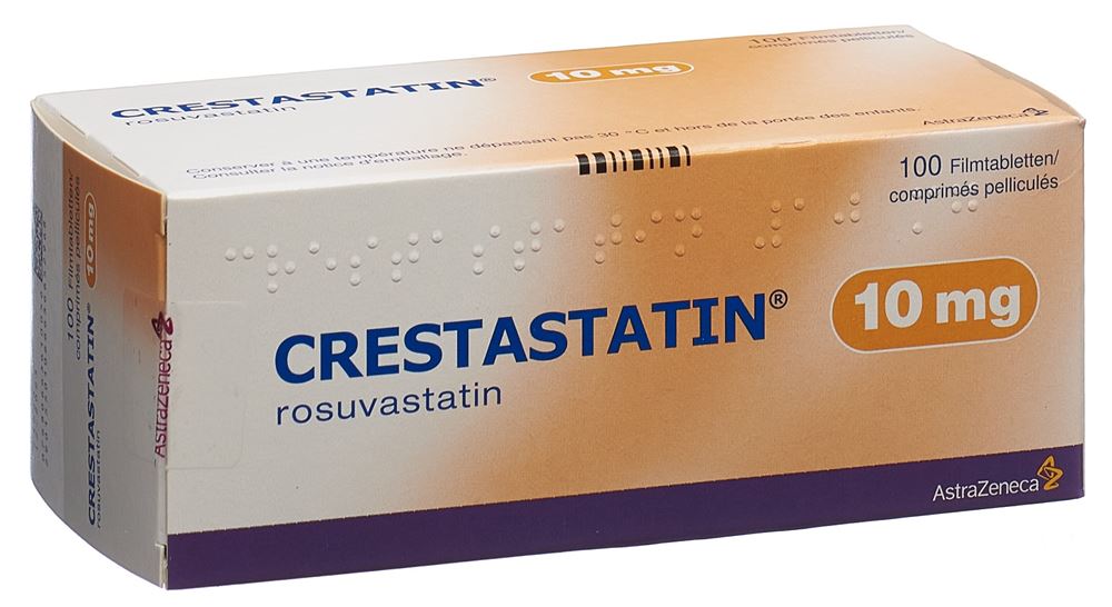 CRESTASTATIN cpr pell 10 mg blist 100 pce, image principale