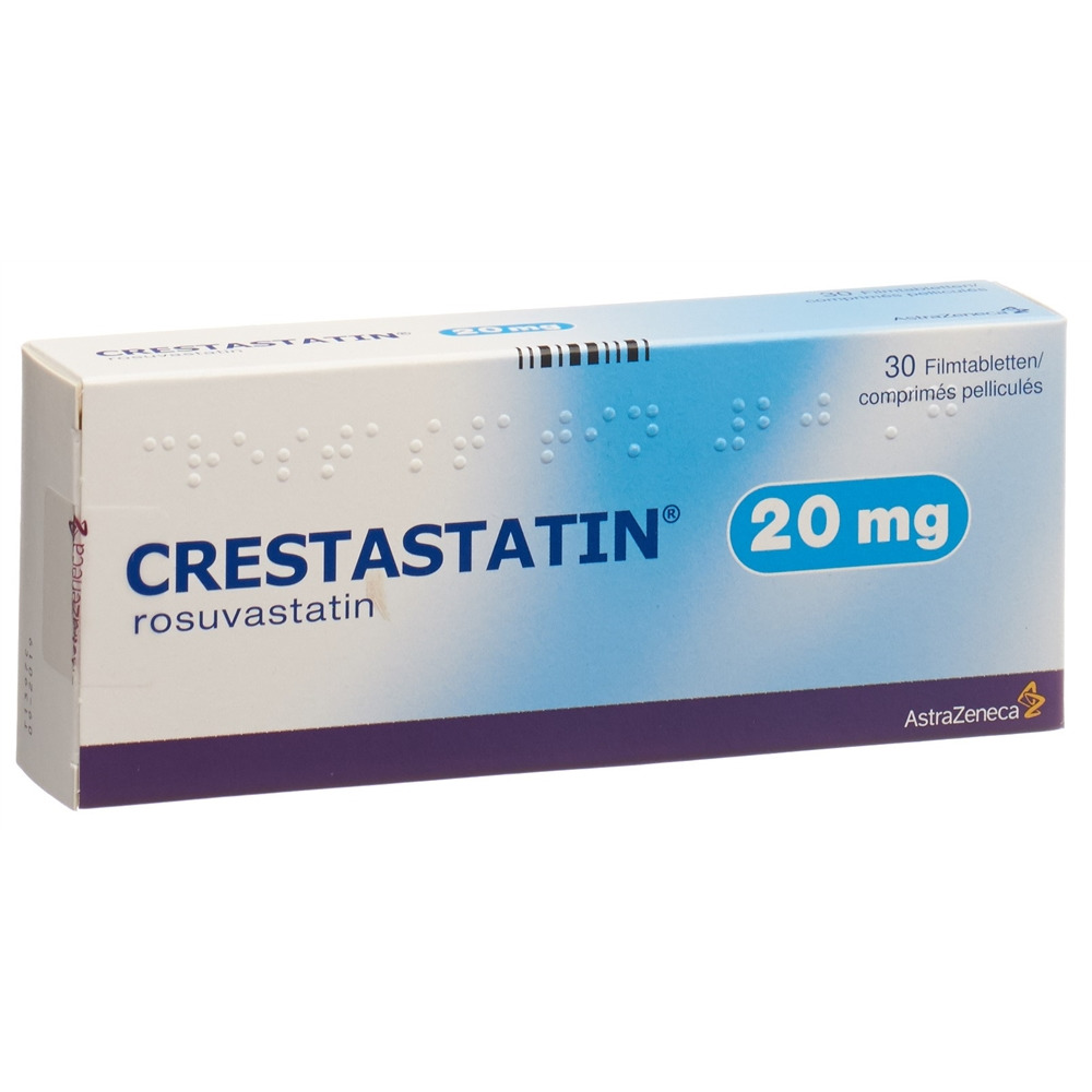 CRESTASTATIN cpr pell 20 mg blist 30 pce, image principale