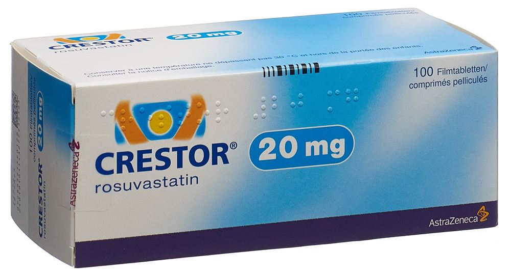 CRESTOR cpr pell 20 mg blist 100 pce, image principale