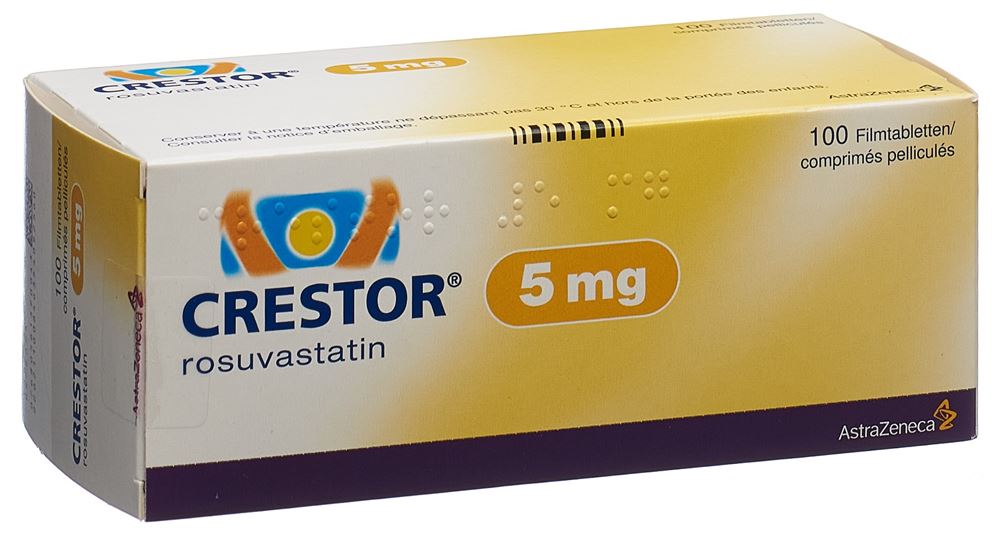 CRESTOR cpr pell 5 mg blist 100 pce, image principale