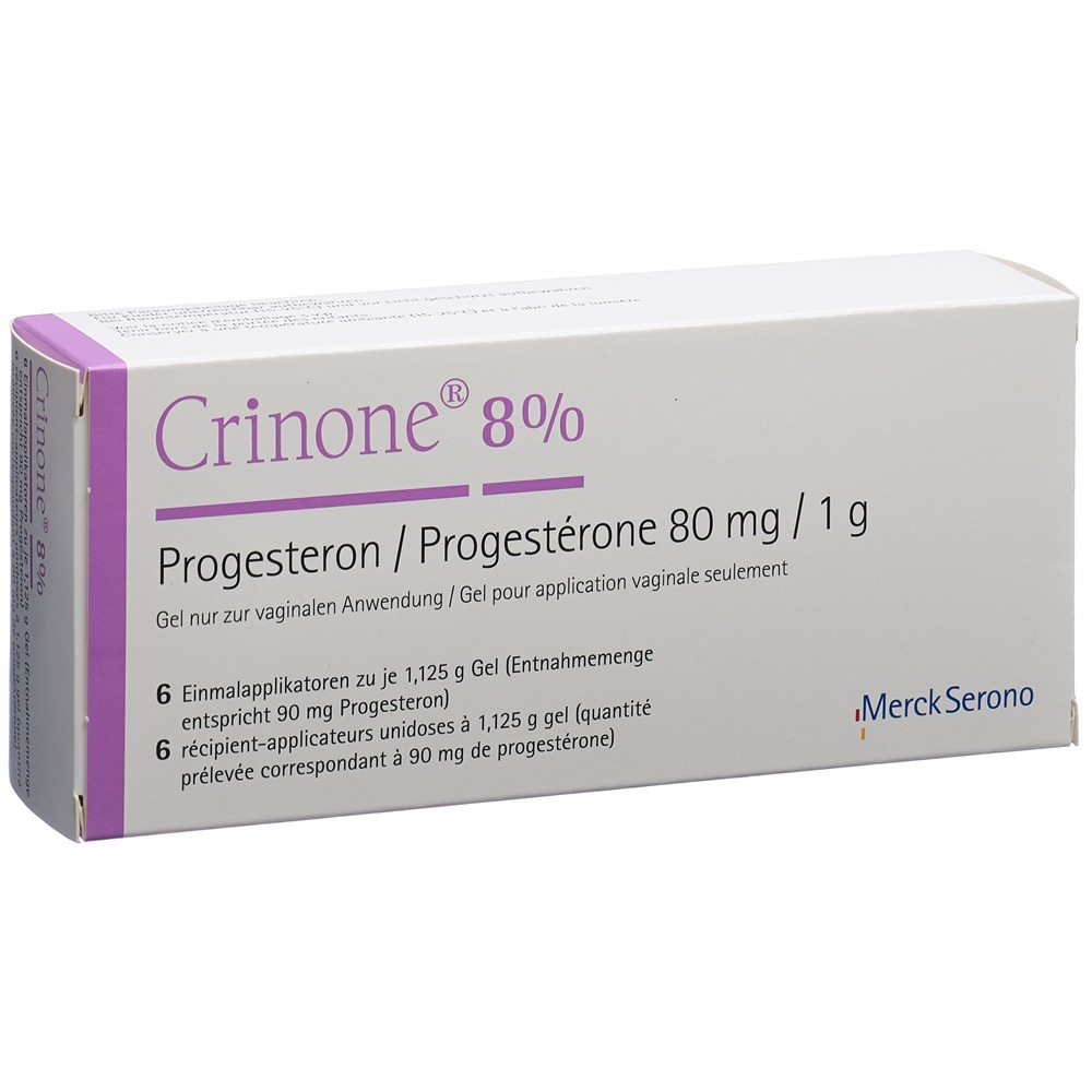 CRINONE gel vag 8 % monodos 1.125 g, image principale