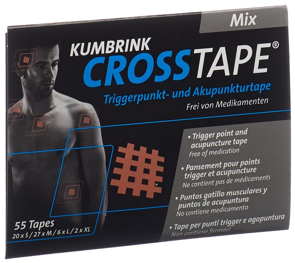 CROSSTAPE Mix Schmerz- und Akupunkturtape
