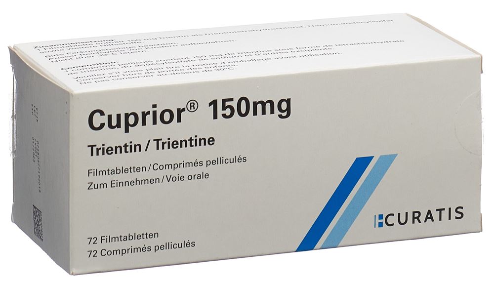 CUPRIOR Filmtabl 150 mg Blist 72 Stk, Hauptbild