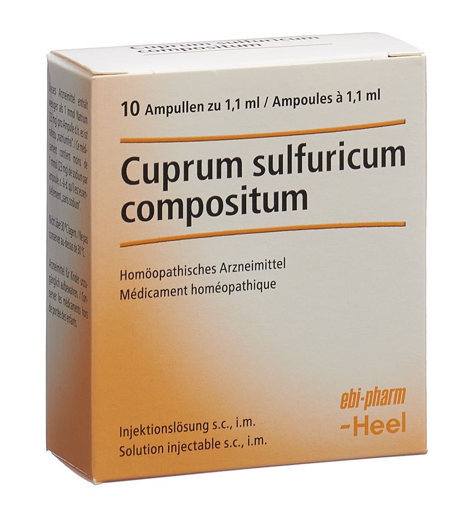 CUPRUM SULFURICUM Heel, Hauptbild