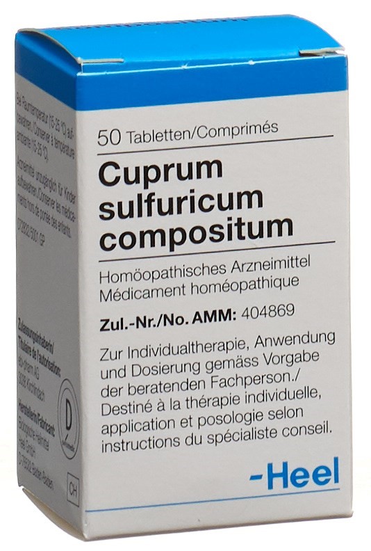 CUPRUM SULFURICUM Heel, Hauptbild