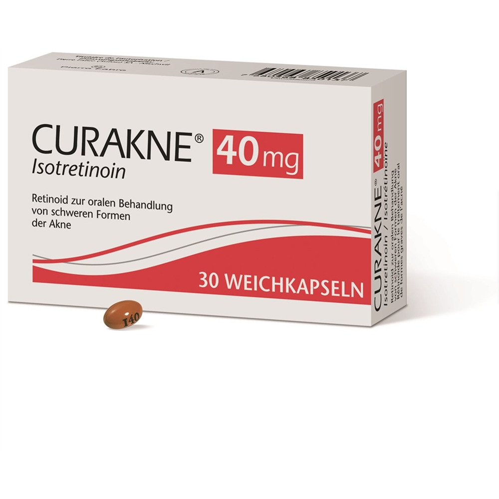 CURAKNE caps moll 40 mg blist 30 pce, image principale