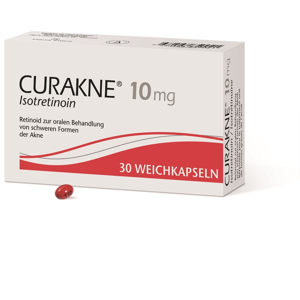 CURAKNE Weichkaps 10 mg Blist 30 Stk, Hauptbild