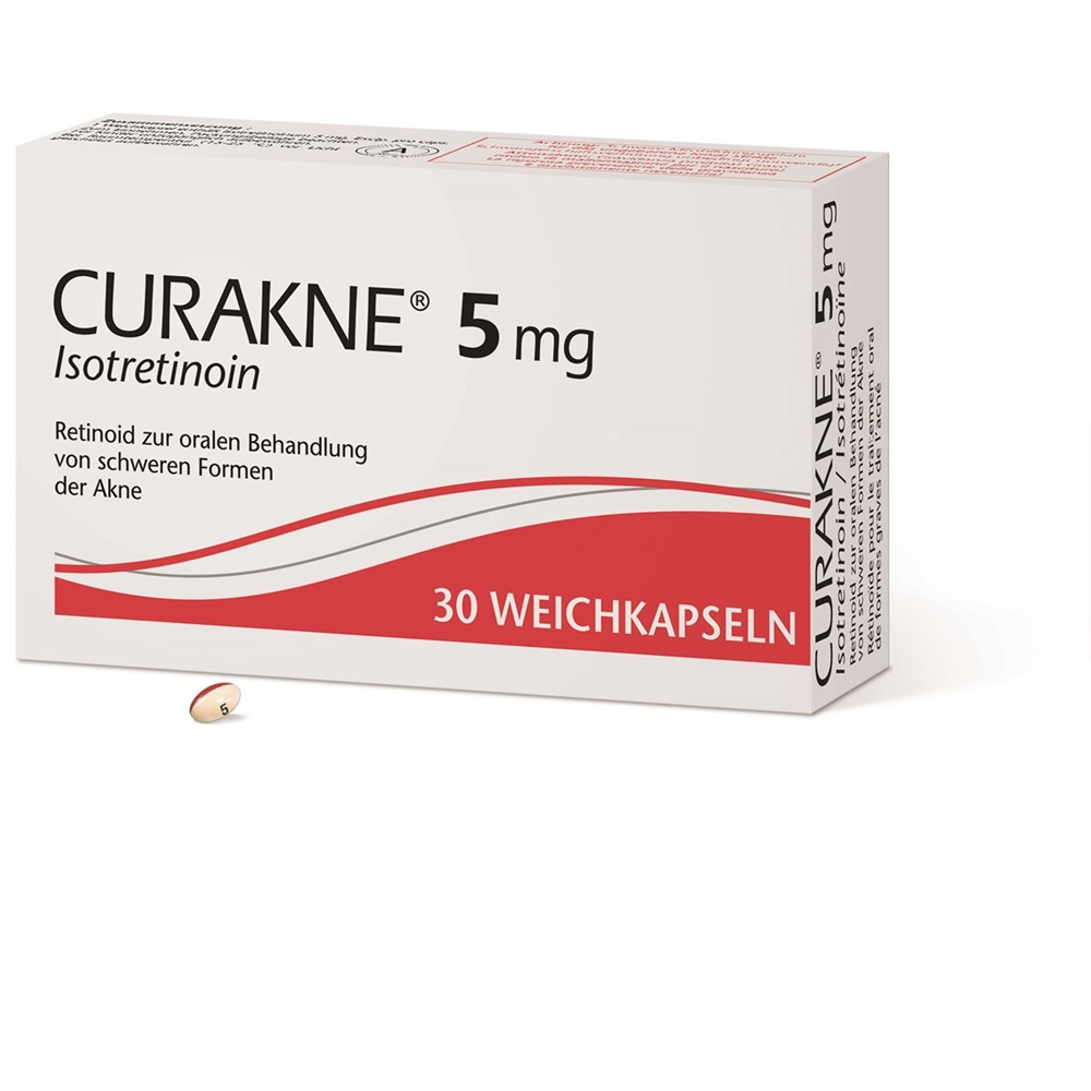 CURAKNE Weichkaps 5 mg Blist 30 Stk, Hauptbild