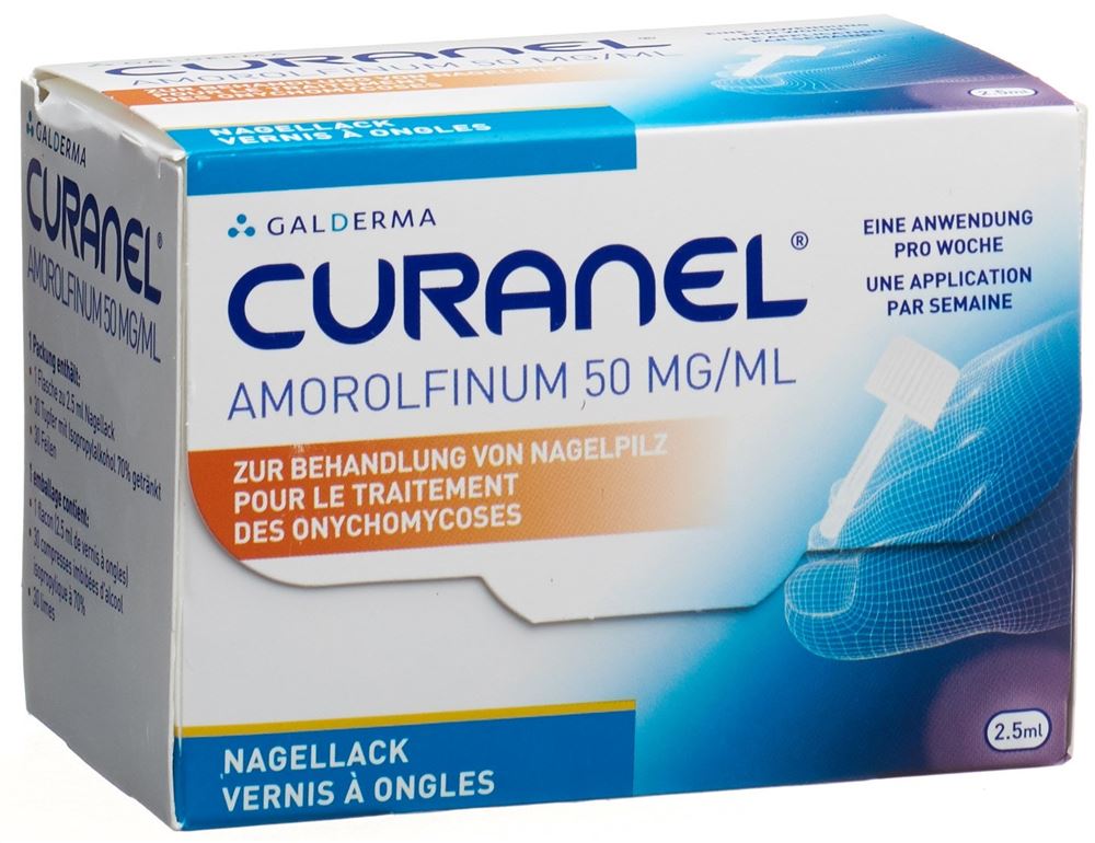 CURANEL Nagellack Amorolfinum 50 mg/ml, Hauptbild