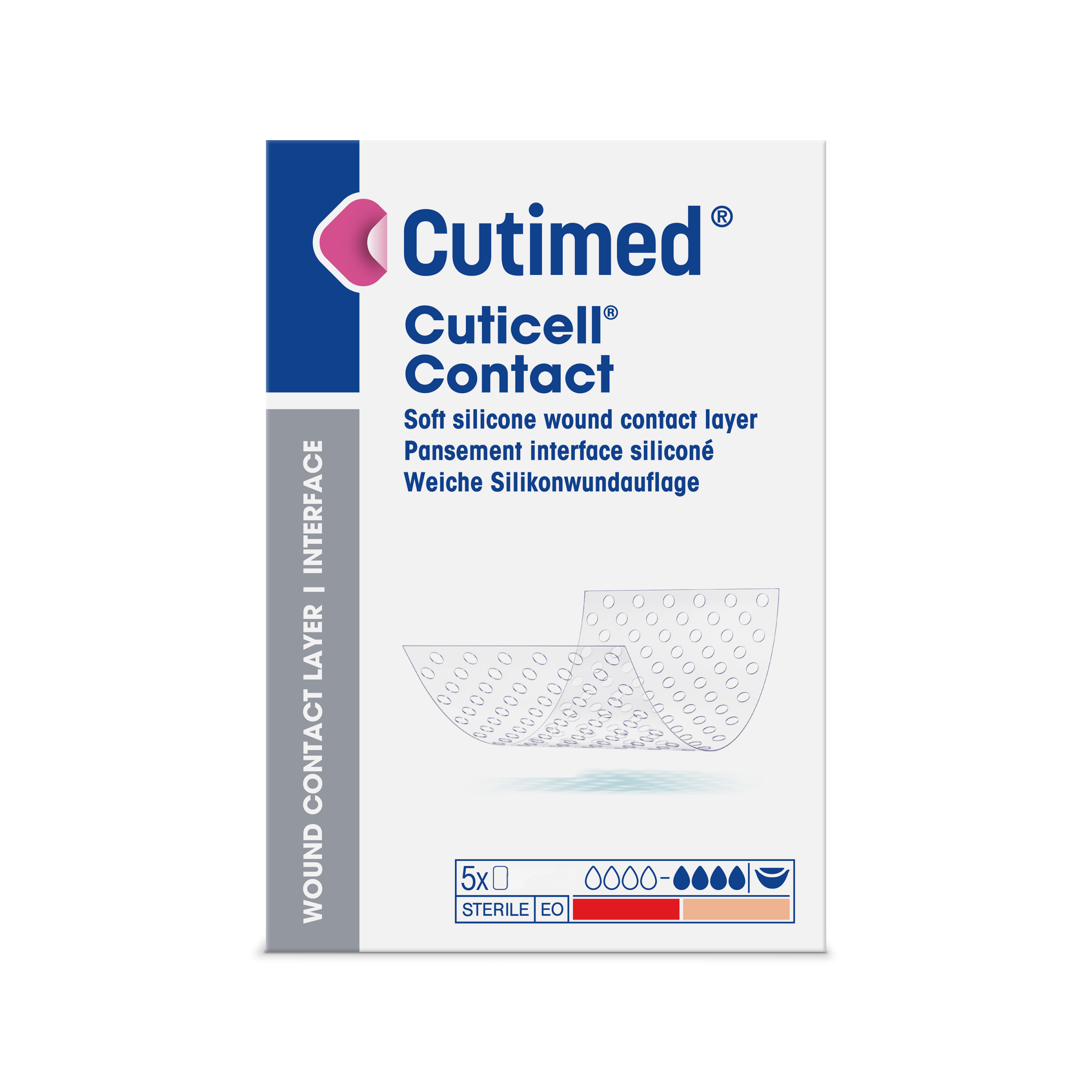 CUTIMED Cuticell Contact pansement silicone plaie