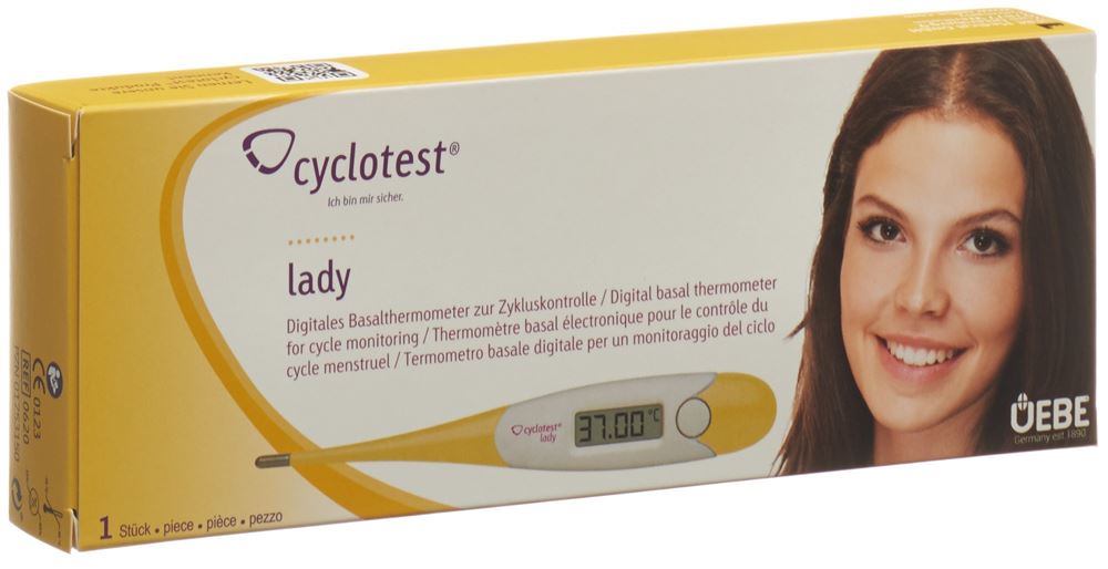 CYCLOTEST lady thermomètre féminin digital