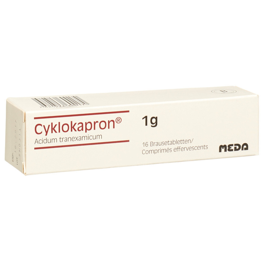 CYKLOKAPRON cpr eff 1 g bte 16 pce, image principale