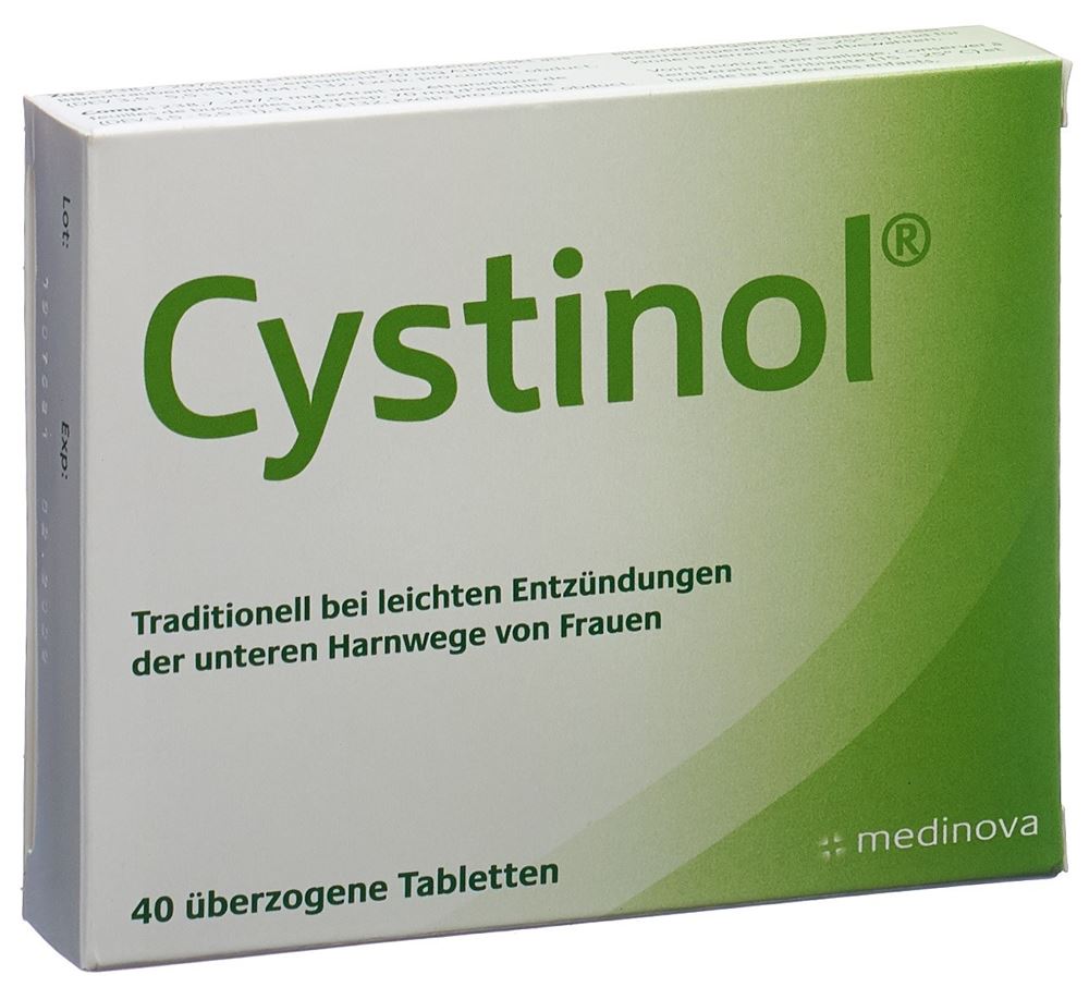 CYSTINOL Filmtabl überzogene Tablette Blist 40 Stk, Hauptbild