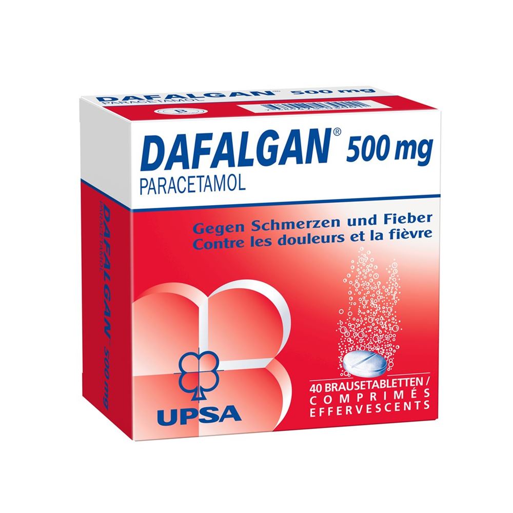 DAFALGAN Brausetabl 500 mg Blist 40 Stk, Hauptbild