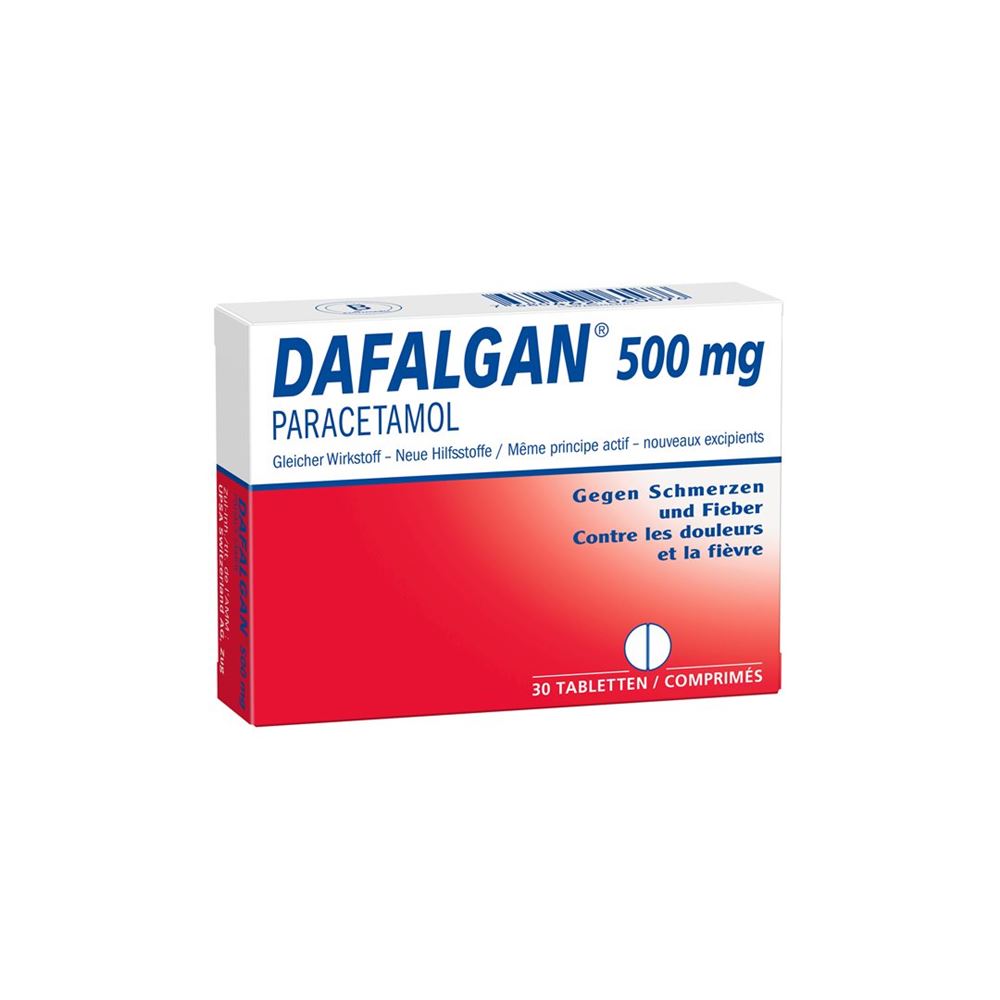 DAFALGAN cpr 500 mg (nouv) blist 30 pce, image principale