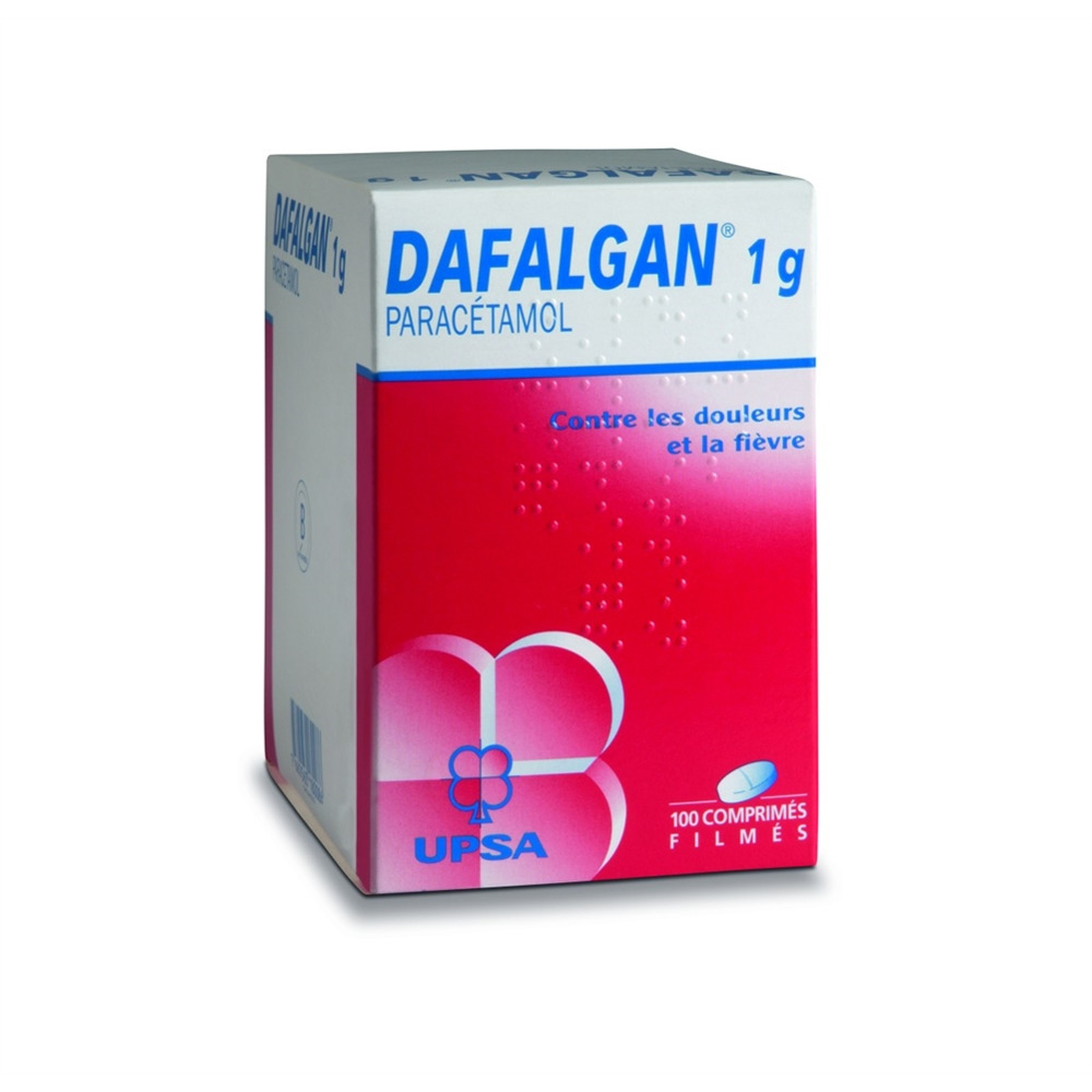 DAFALGAN cpr pell 1 g blist 100 pce, image 2 sur 2