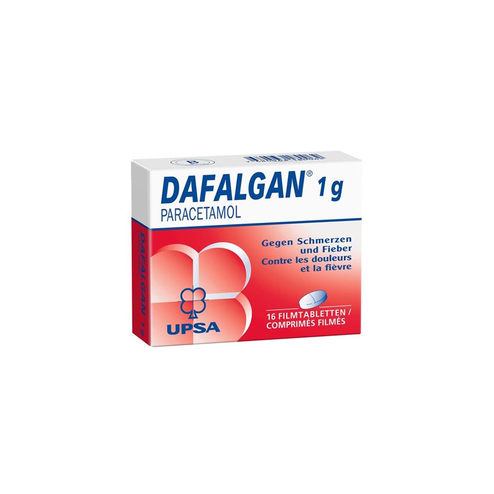 DAFALGAN cpr pell 1 g blist 16 pce, image principale