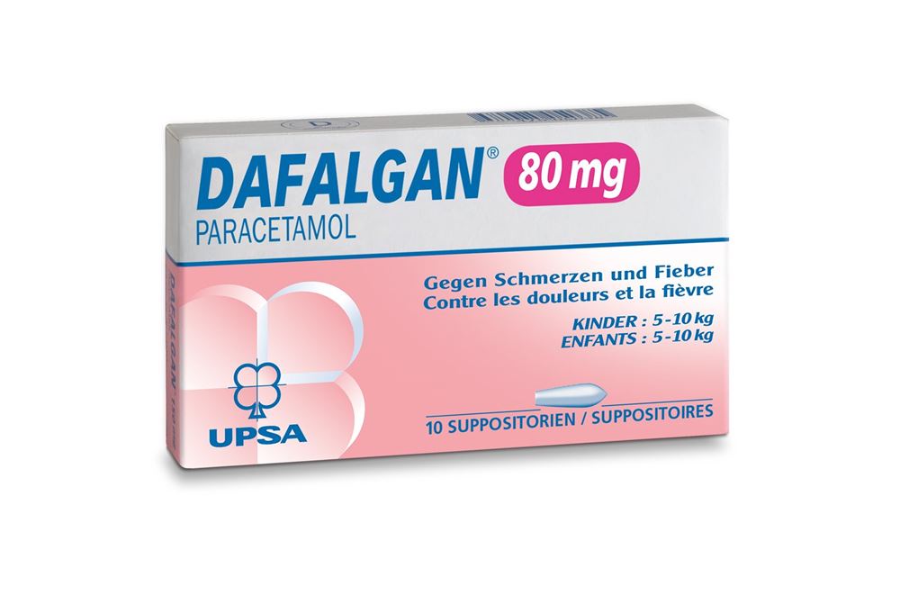 DAFALGAN supp 80 mg blist 10 pce