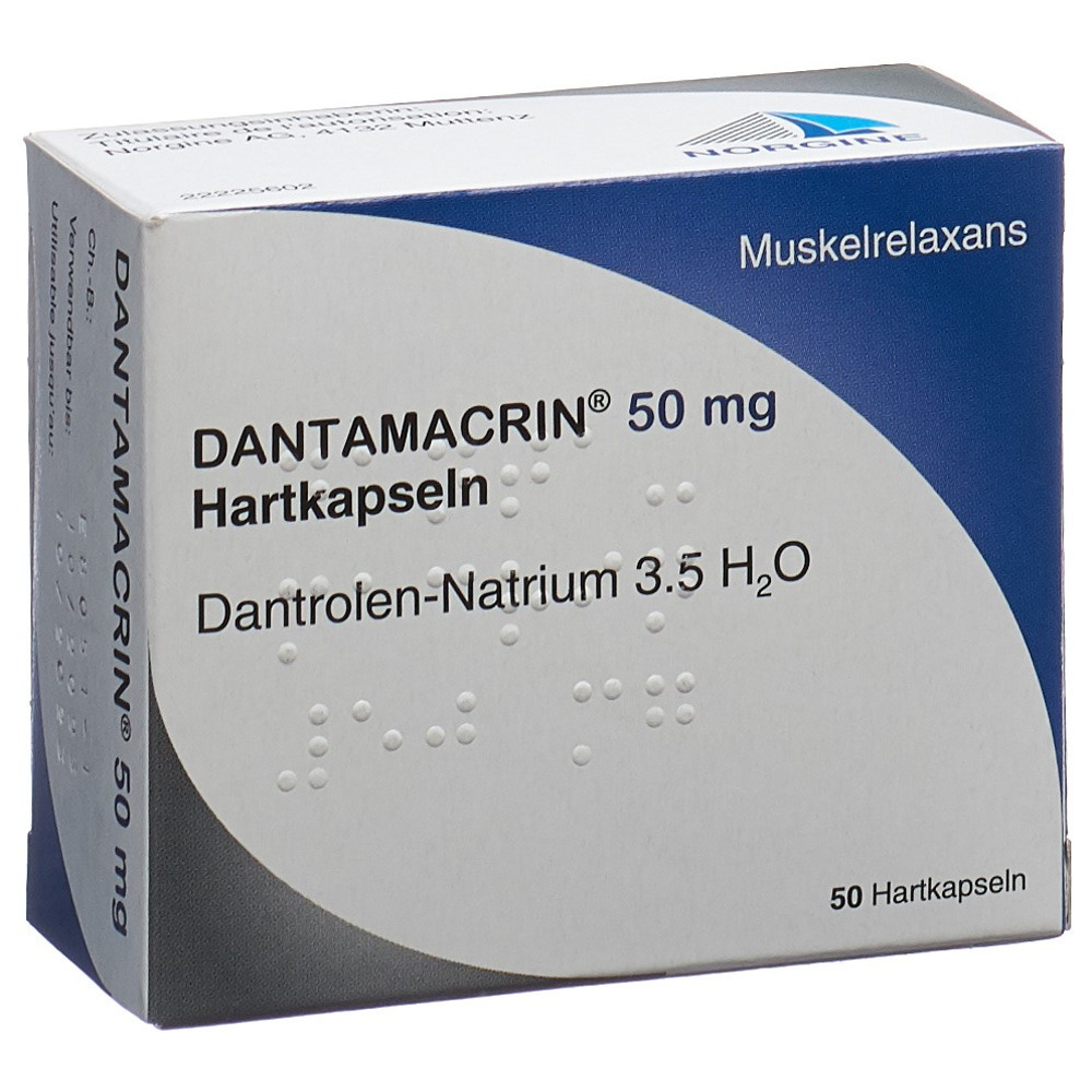 Dantamacrin Kaps 50 mg Blist 50 Stk, Hauptbild