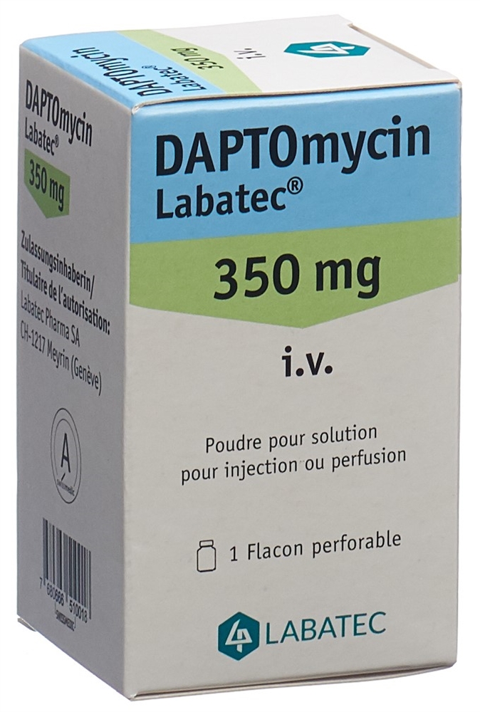 DAPTOMYCINE Labatec 350 mg, image 2 sur 2