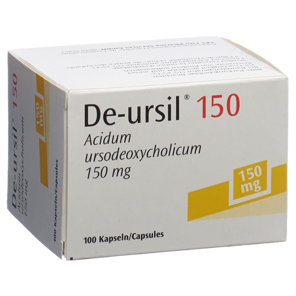 DE-URSIL caps 150 mg blist 100 pce, image principale