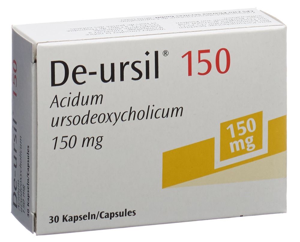 DE-URSIL caps 150 mg blist 30 pce, image principale DE-URSIL caps 150 mg blist 30 pce, image principale