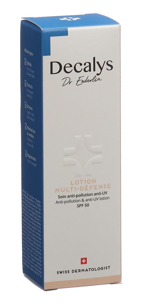 DECALYS Dr Enderlin lotion multi-défense soin anti-pollution anti-UV