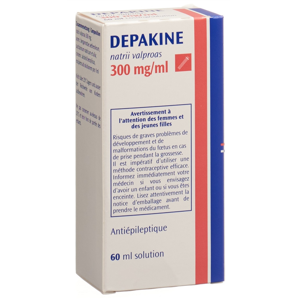 DEPAKINE Lös 300 mg/ml Fl 60 ml, Bild 2 von 2